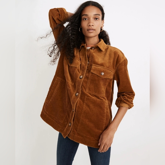 Madewell Tops - NWT Madewell Corduroy Yorkway Shirt-Jacket, Size S